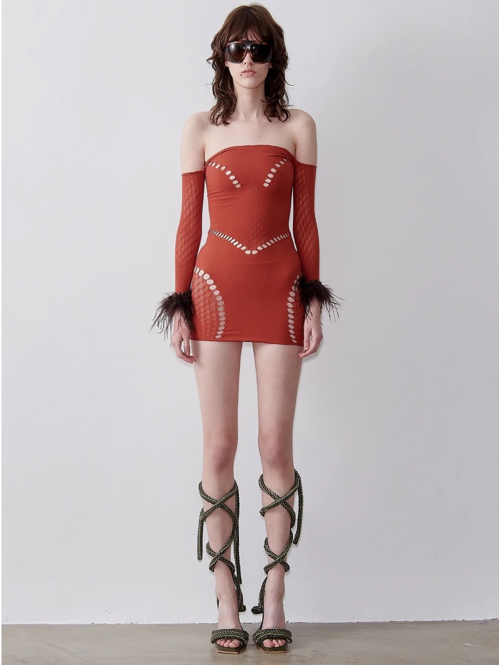 Poster Girl Lexi Burnt Dress